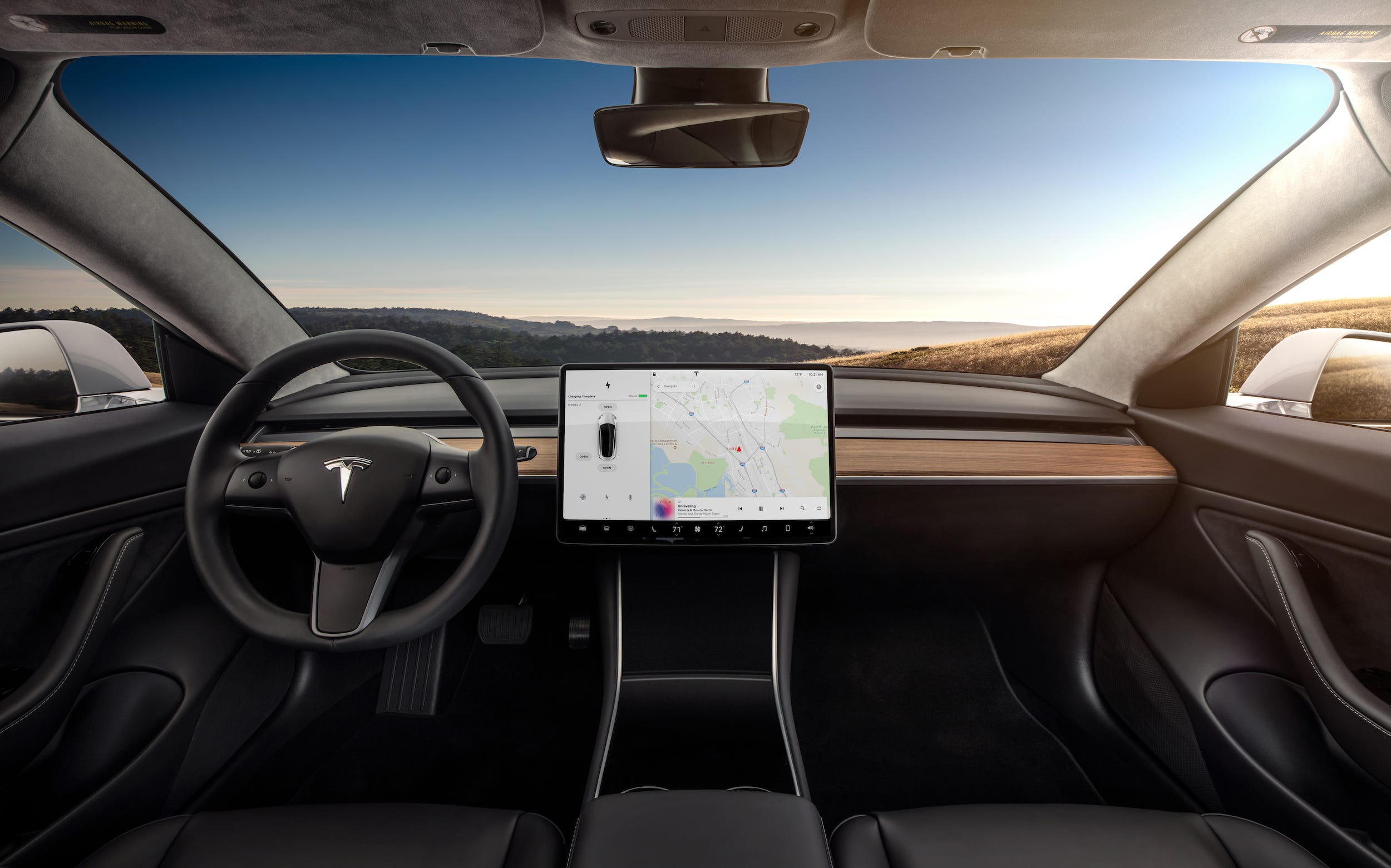tesla model 3 baby mirror